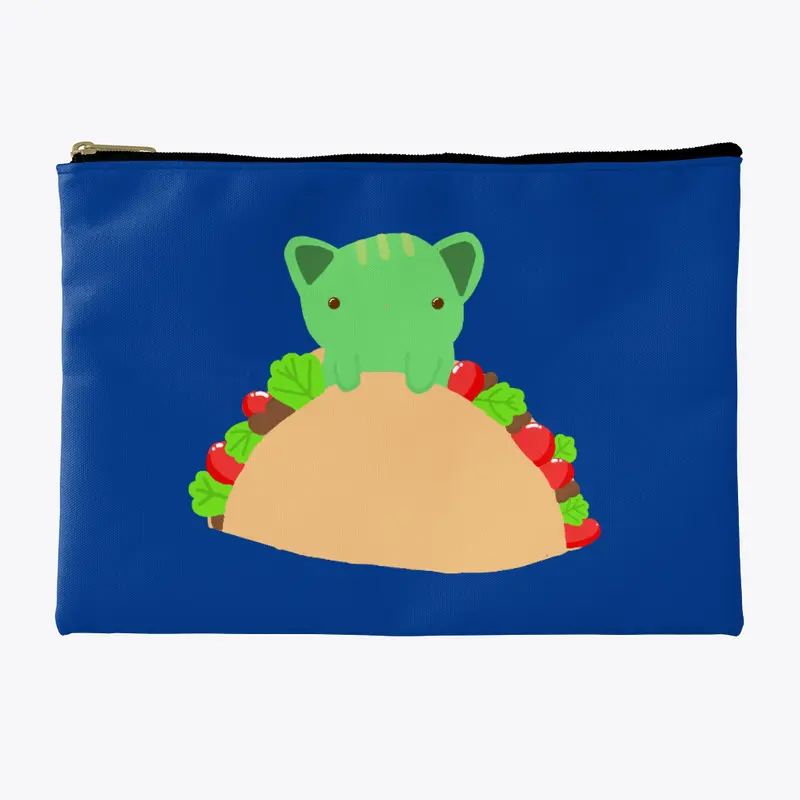 Taco Cat: Zip Pouch 